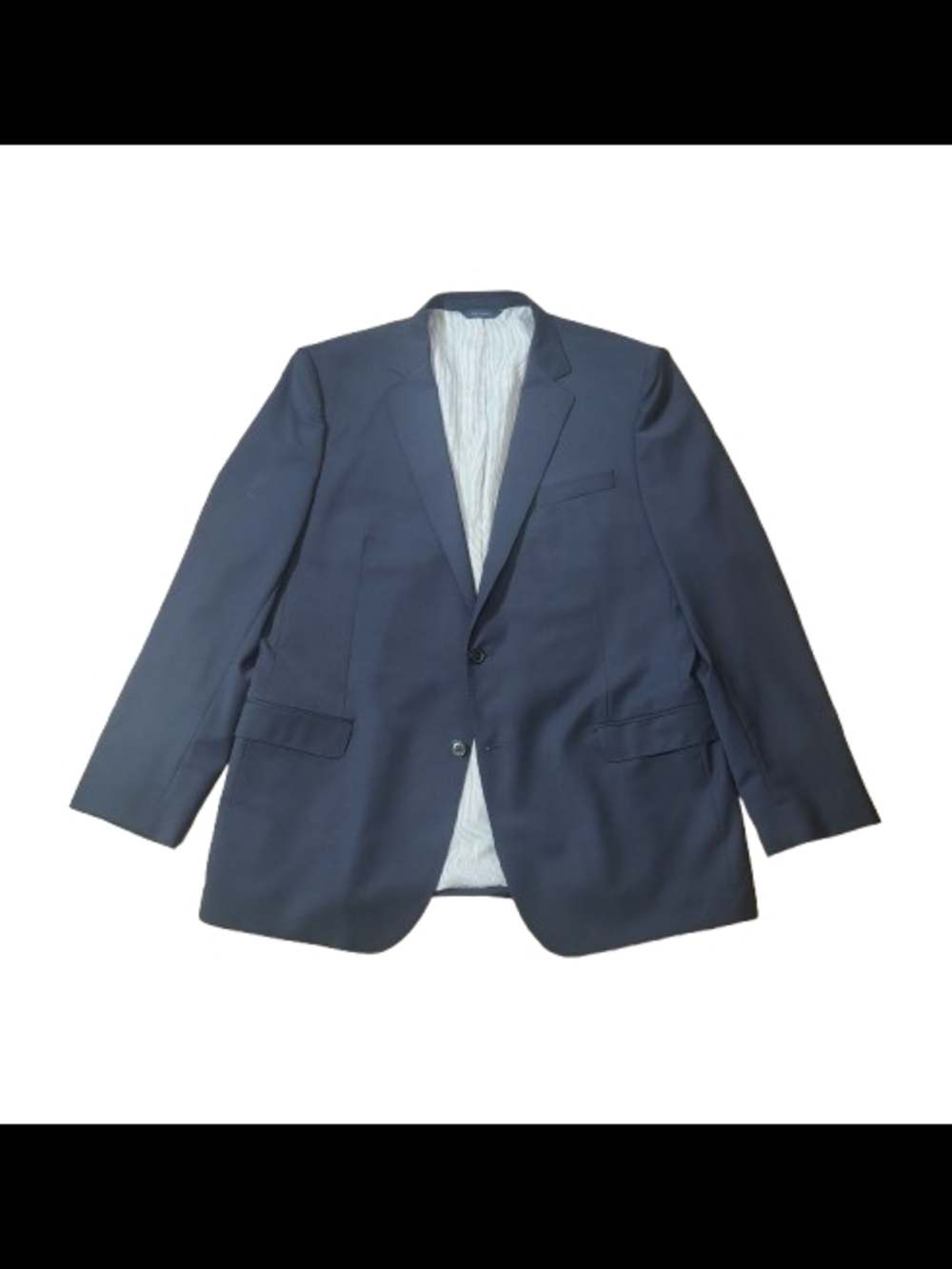 Brooks Brothers Explorer Madison Fit 46L Navy Wool Blend Sport Coat Blazer